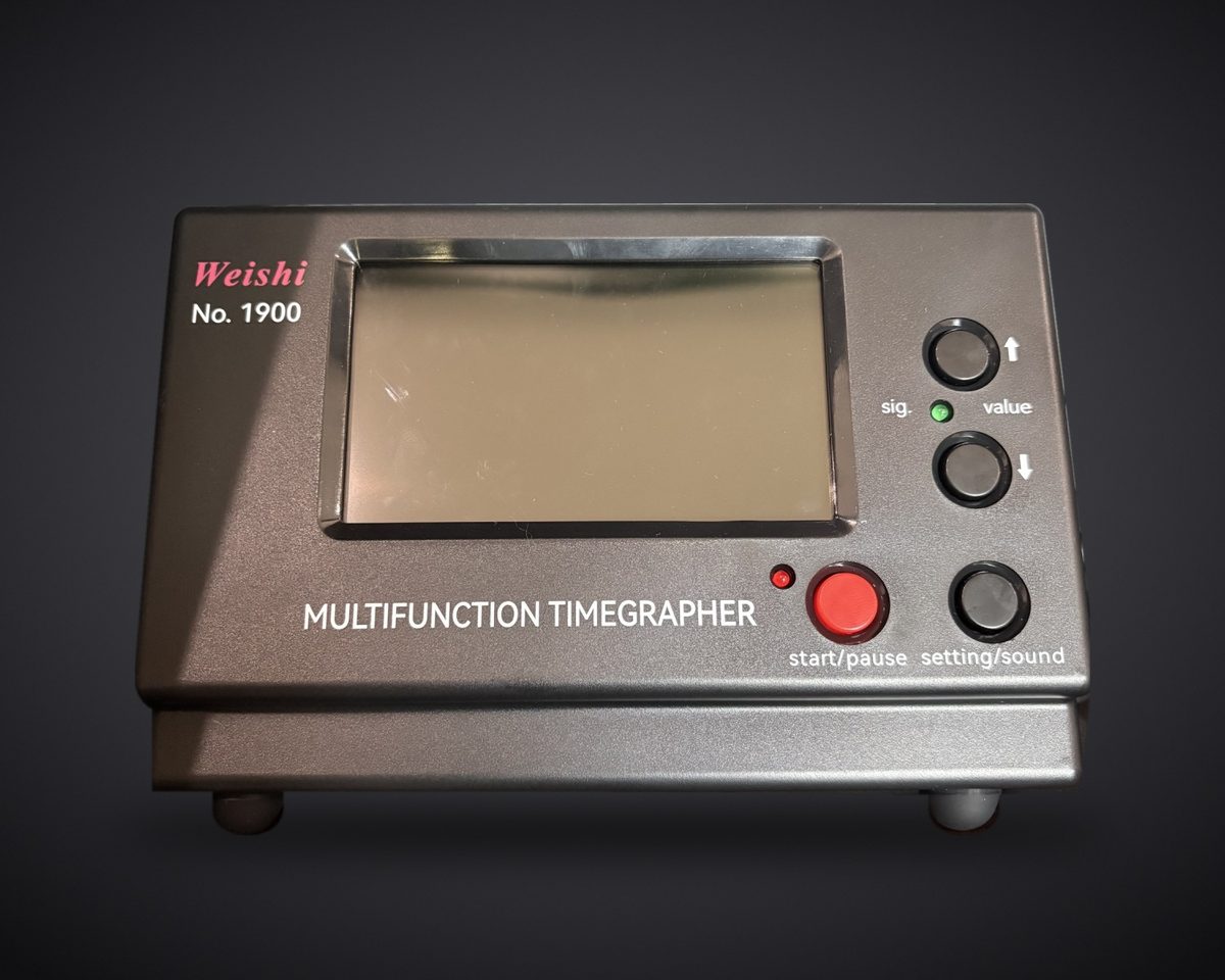 Weishi No. 1900 multifunction timegrapher for mechanical watches