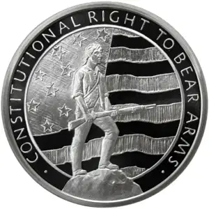 5 oz Silver Round Second Amendment Golden State Mint