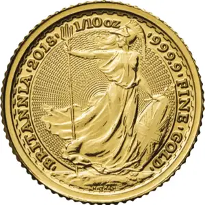 1/10 oz Great Britain Gold Britannia