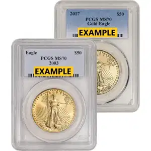 1 oz American Gold Eagle PCGS70