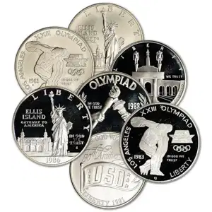 $1 Silver Dollar Commemorative in the Capsule