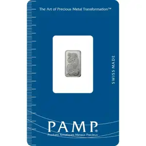 1 Gram Platinum Bar PAMP Fortuna
