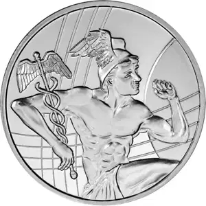1 oz Silver Round Sunshine Mercury