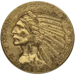 $5 U.S. Gold Indian AU