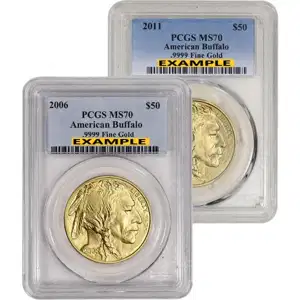 1 oz American Gold Buffalo PCGS70