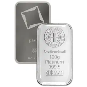 100 Gram Platinum Bar