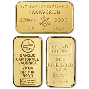20 Gram Gold Bar Random Brand