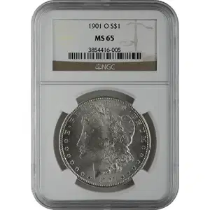 1878-1921 American Silver Morgan Dollar NGC MS65