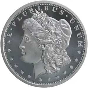 1 oz Silver Round Morgan Golden State Mint
