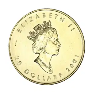 1/2 oz Canadian Gold Maple Leaf (Not Sealed)