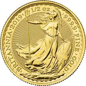 1/2 oz Great Britain Gold Britannia