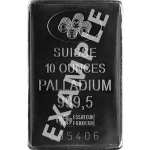 10 oz Palladium Bar