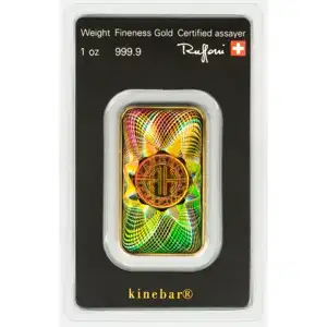 1 oz Gold Bar Argor-heraeus Kinebar