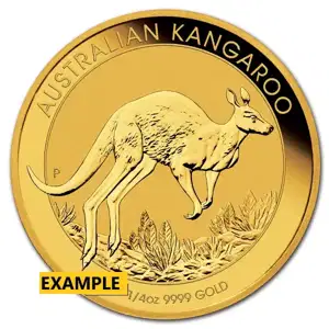 1/4 oz Australian Gold Kangaroo (No Plastic)