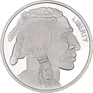1 oz Silver Round Buffalo Silvertowne