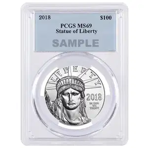 1 oz Platinum American Eagle PCGS MS69