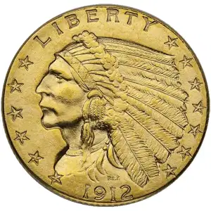 $2.5 U.s Gold Indian BU