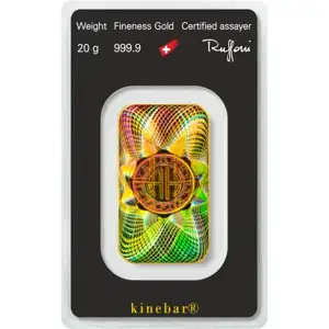 20 Gram Gold Bar Argor-heraeus Kinebar