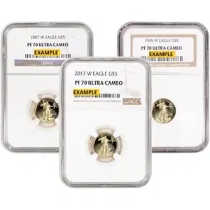 1/10 oz American Gold Eagle NGC70 Proof