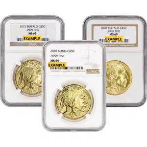 1 oz American Gold Buffalo NGC69