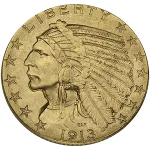 $5 U.S. Gold Indian BU