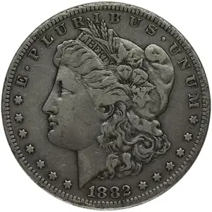 American Silver Morgan Dollar Very Good