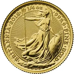 1/4 oz Great Britain Gold Britannia