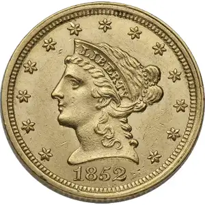 $2.5 U.S. Gold Liberty AU