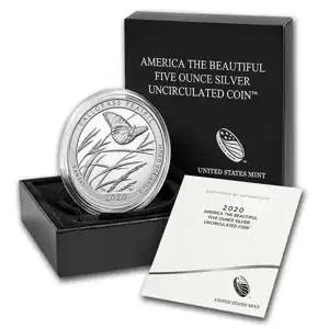 5 oz Silver America the Beautiful Specimen Collector Version