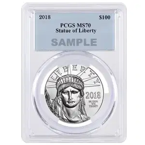 1 oz Platinum American Eagle PCGS MS70
