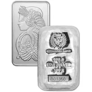 100 Gram Silver Bar