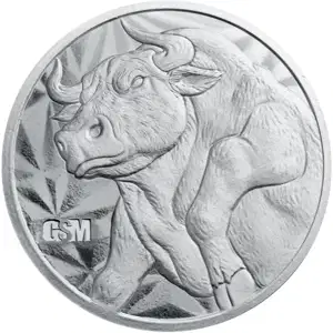 1 oz Silver Round Bull and Bear Golden State Mint