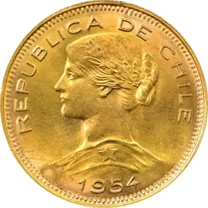 100 Peso Chile Gold Coin