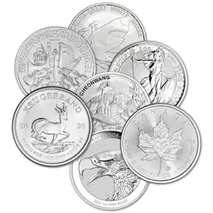 1/2 oz Silver Sovereign Mint Coins Misc Type