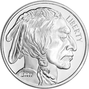 1 oz Silver Round Buffalo Sunshine Mint