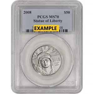 1/2 oz Platinum American Eagle PCGS MS70