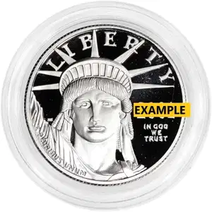 1/2 oz American Platinum Eagle Proof (Capsule Only)