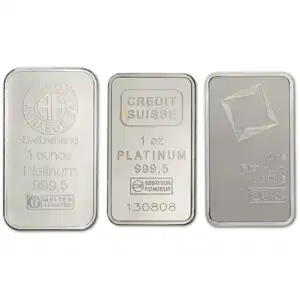 2.5 Gram Platinum Bar