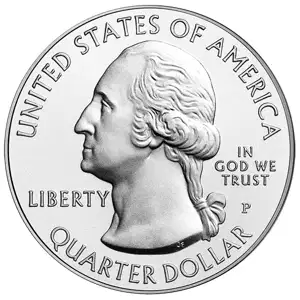 5 oz Silver America the Beautiful BU Version