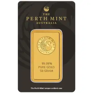 50 Gram Gold Bar Perth