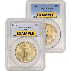 1 oz American Gold Eagle PCGS MS69