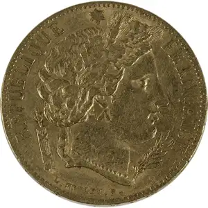 20 Franc Ceres Gold Coin
