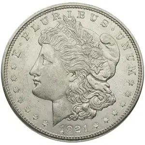 1885 American Silver Morgan Dollar CC GSA