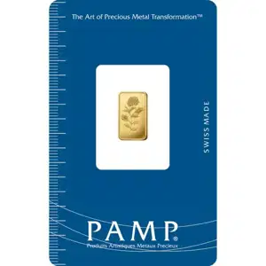 1 Gram Gold Bar PAMP Rosa