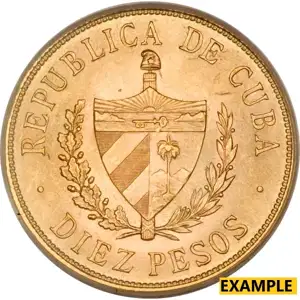 10 Peso Cuban Gold Coin