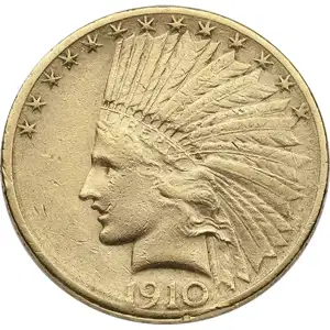 $10 U.S. Gold Indian VF