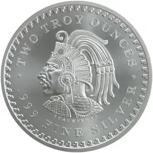 2 oz Silver Round Aztec Calendar