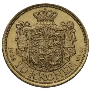 10 Kroner Denmark Gold Coin