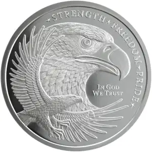 5 oz Silver Round Eagle Golden State Mint