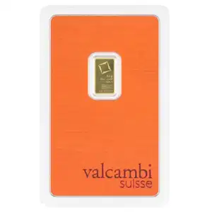 1/2 Gram Gold Bar Valcambi